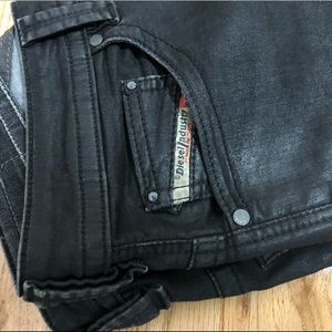 Diesel waxed Black Denim